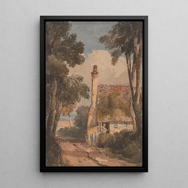 Maalauksen jäljennös Harborne-maalaus - David Cox