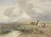 Maisemamaalaus matkustajilla - David Cox — näkymä teoksesta