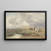 Maisemamaalaus matkustajilla - David Cox — kehystetty taideteos seinällä
