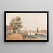 Millbank-maalaus - David Cox — kehystetty taideteos seinällä
