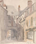 Place Saint-Barthélemy Rouen - David Cox — näkymä teoksesta