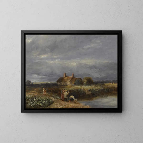 Nuoret merimiehet - David Cox — kehystetty taideteos seinällä