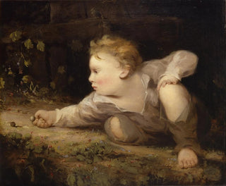 David Gilmour Blythe - Boy Playing Marbles.webp