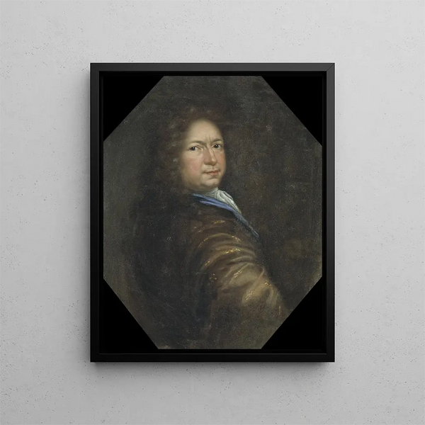 Autoportrait - David Klöcker Ehrenstrahl — kehystetty taideteos seinällä