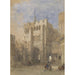 Maalauksen jäljennös Bargate Southampton - David Roberts