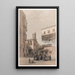 Bazar des chaudronniers Le Caire - David Roberts — kehystetty taideteos seinällä