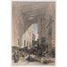 Maalauksen jäljennös Silkkiyrittäjien bazaar Cairo - David Roberts
