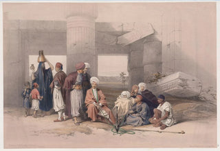 David Roberts - Entrance of the Temple of Amun Thebes.webp