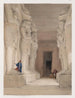 Temple fouillé de Gyrshe Gerf Hussein en Nubie - David Roberts — näkymä teoksesta
