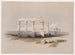 Vestiges du temple de Medamout à Thèbes - David Roberts — näkymä teoksesta