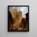 Cathédrale de Rouen - David Roberts — kehystetty taideteos seinällä