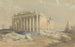 Baalbekin temppeli - David Roberts — näkymä teoksesta