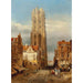 Maalauksen jäljennös Saint Romboutsin kirkon torni Malines - David Roberts