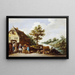 Aitta joen rannalla - David Teniers nuorempi — kehystetty taideteos seinällä