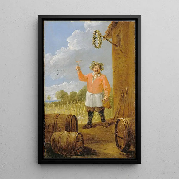 Maalauksen jäljennös Syksyn maalaus - David Teniers nuorempi