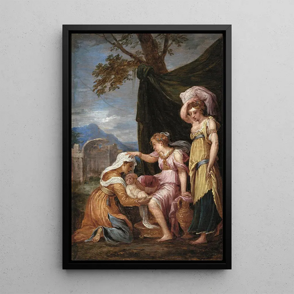 Jupiterin syntymä - David Teniers nuorempi — kehystetty taideteos seinällä