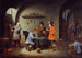 Pelinäytös ravintolassa - David Teniers nuorempi — näkymä teoksesta
