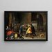 Säilytyshuoneen maalaus Pyhän Pietarin vapauttaminen - David Teniers nuorempi — kehystetty taideteos seinällä
