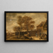 Pihalla - David Teniers nuorempi — kehystetty taideteos seinällä