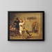 La Chanson de la boisson - David Teniers le Jeune — kehystetty taideteos seinällä