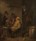 Mason savussa ystäviensä kanssa pubissa - David Teniers nuorempi — näkymä teoksesta