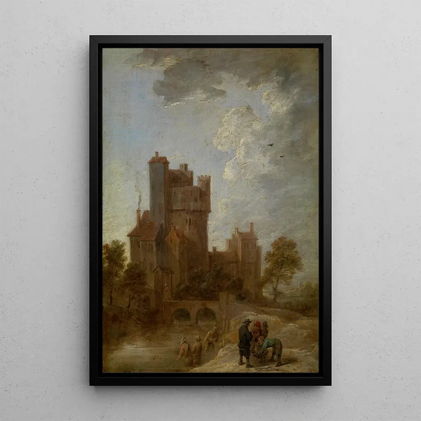 Aamumaalaus - David Teniers nuorempi — kehystetty taideteos seinällä