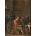Maatilalaiset tupakoimassa majatalossa - David Teniers nuorempi — näkymä teoksesta