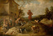 Metsästäjät levossa - David Teniers nuorempi — näkymä teoksesta
