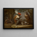 Singerie-maalaus - David Teniers nuorempi — kehystetty taideteos seinällä