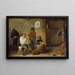 Tupakoijat - David Teniers nuorempi — kehystetty taideteos seinällä