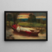 La Dame de Shalott - David Wilkie Wynfield — kehystetty taideteos seinällä