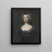 Marie-Éléonore 1599-1655 Ruotsin kuningatar Brandenburgin prinsessa - David von Krafft — kehystetty taideteos seinällä
