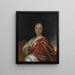 Ulrika Eleonora la Jeune 1688-1741 Ruotsin kuningatar - David von Krafft — kehystetty taideteos seinällä