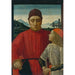 Francesco Sassetti 1421-1490 ja hänen poikansa Teodoro - Davide Ghirlandaio — näkymä teoksesta