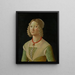 Selvaggia Sassetti née en 1470 - Davide Ghirlandaio — kehystetty taideteos seinällä