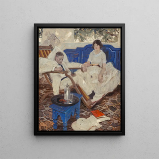 Dean Cornwell - Gad said Heseltine to Peril If the doctor can only keep me going long enough.webp