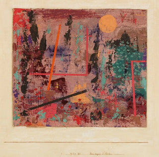 Début de construction dans le jardin - Paul Klee