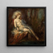 Déesse au rocher - Gustave Moreau — kehystetty taideteos seinällä