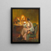 Le boudoir - Delphin Enjolras — kehystetty taideteos seinällä
