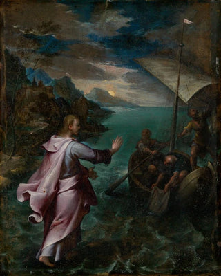 Denis Calvart - Christus wandelt auf dem Meere.webp