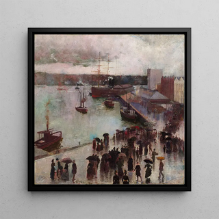 Départ de l'Orient, Circular Quay - Charles Conder