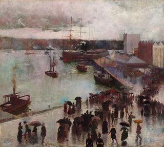 Départ de l'Orient, Circular Quay - Charles Conder