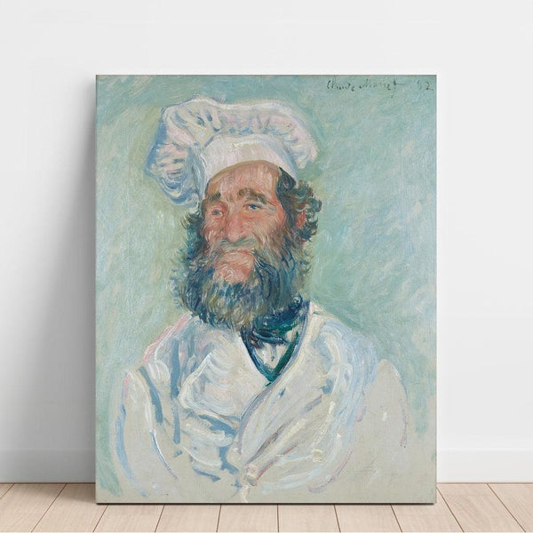 Maalauksen jäljennös Der Koch (Le Chef Père Paul) - Claude Monet