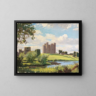Château de Trim, comté de Meath - Dermod O'Brien — kehystetty taideteos seinällä