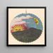 Design de lanterne au coucher du soleil - Anonyme — kehystetty taideteos seinällä