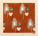 Maalauksen jäljennös Design floral pour textile imprimé, Pl XLII - Anonymous