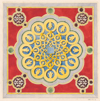 Design pour un panneau décoratif pour l'architecture du festival de juillet - Anonyme