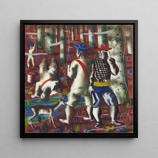 Dessin préparatoire pour l'entrée dans la forêt - Cândido Portinari