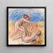 Kaksi alastonta - Pierre-Auguste Renoir — kehystetty taideteos seinällä