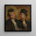 Kaksi asianajajaa - Honoré Daumier — kehystetty taideteos seinällä